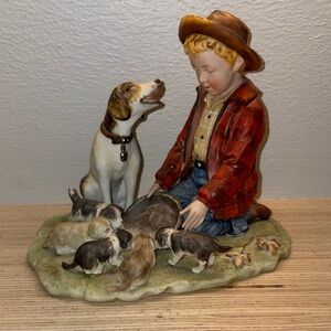 Gorham Four Seasons, Fall, Pride of Parenthooc, ceramic figurine